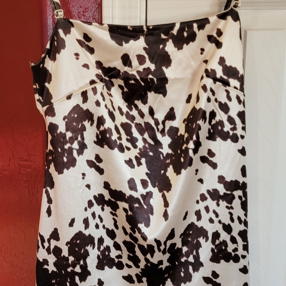 Urban Outfitters Cami Tops Brown and Creme Animal Print - Picture 6 of 7